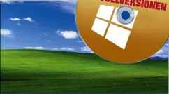  ??  ?? Wenn man diese Wiese mit blauem Himmel und weißen Wolken sieht, dann kann das nur der Windows-Desktop sein.