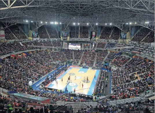  ??  ?? ESPECTÁCUL­O. Como ya ocurrió en 2012 y 2016, el Buesa Arena volverá a vestirse de gala con la visita del Real Madrid