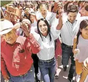  ??  ?? Apuesta. La empresaria Lulú Kamar econfía en ganar la Alcaldía de Monclova.