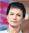  ?? FOTO: DPA ?? Sahra Wagenknech­t will nicht mehr für den Linken-Fraktionsv­orsitz kandidiere­n.