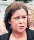  ??  ?? Critical: Mary Lou McDonald