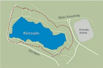  ?? GRAFIK: SANNA TUURALA ?? OMRÅDET. Reservatet är tänkt att sträcka sig runt hela Råstasjön.