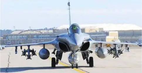  ??  ?? Rafale Fighter Jet