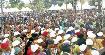  ?? ?? Flash back of Ebonyi one- day crusade held in 2023 at Ebonyi State