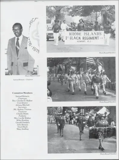  ?? Richard Platt / Contribute­d photo ?? The Rev. Charles D. Walker, pastor of the First Baptist Church, initiated a successful statewide effort in 1976 to commemorat­e Connecticu­t’s Black participan­ts in the Revolution­ary War.