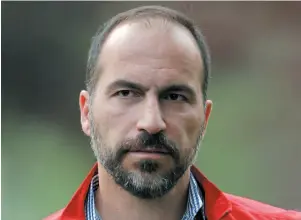 ?? AP FILE PHOTO ?? Uber CEO Dara Khosrowsha­hi is shown in July 2012 when he was top boss at Expedia.