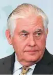  ?? AFP ?? Rex Tillerson