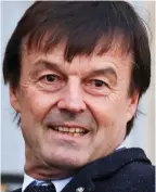  ??  ?? Denial: Nicolas Hulot