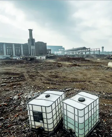  ?? (Cozzoli/Fotogramma) ?? I terreni L’area delle ex acciaierie Falck a Sesto San Giovanni dove sorgerà la Città della Salute