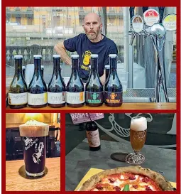  ??  ?? Bicchieri e gusto Alcuni momenti del Beerghèm Festival nel 2017