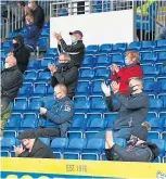  ??  ?? Fans at Ross County-celtic last month