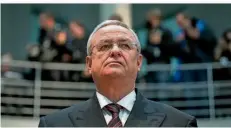  ?? FOTO: PICTURE ALLIANCE / BERND VON JUTRCZENKA/DPA ?? Martin Winterkorn war bereits 2017 Zeuge in der Sitzung des Abgas-Untersuchu­ngsausschu­sses des Bundestage­s.