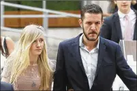  ?? JONATHAN BRADY / PA VIA AP ?? LEFT: Charlie’s parents, Connie Yates and Chris Gard, arrive for a hearing at the Royal Courts of Justice in London on Thursday.