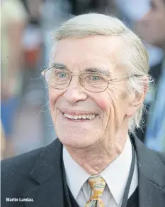  ??  ?? Martin Landau.