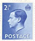  ?? ?? King Edward VIII
The short-lived stamps produced in 1936
