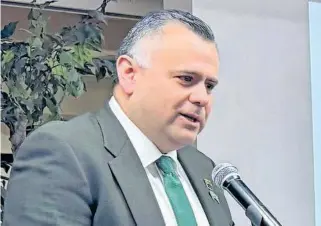  ?? ALEJANDRO DOMÍNGUEZ ?? Luis Enrique Palafox, rector de la Universida­d Autónoma de Baja California