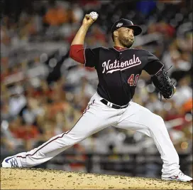  ?? PATRICK MCDERMOTT / GETTY IMAGES ?? The Washington Nationals landed a major piece to their bullpen in Kelvin Herrera, a star in two World Series, a two-time All-Star and, this year, at only 28, owner of a 1.05 ERA as a closer for the 22-50 Kansas City Royals.