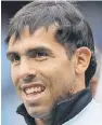  ??  ?? HIATUS: Carlos Tevez