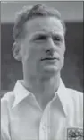  ??  ?? n SirTom Finney in England colours in 1951.