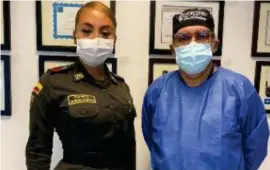  ?? EL TIEMPO. ?? Andrea Cortés Guarín hace historia en la policía colombiana.