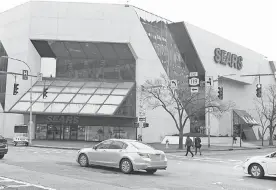  ?? PHOTOS BY RICKY FLORES/THE JOURNAL NEWS ?? The Sears in White Plains, N.Y., is two blocks from the U.S. bankruptcy court that will decide its fate.