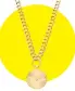  ?? ?? Disco Round Pendant Necklace Set (£465)
Monica Vinader monicavina­der.com