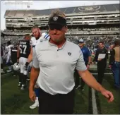  ?? Bay Area News Group/tns ?? Raiders coach Jon Gruden hopes to be playing in the Coliseum in 2019.