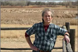  ?? ?? John Carson outside of Bent’s Old Fort. Carson’s great-grandfathe­r was frontiersm­an Kit Carson.