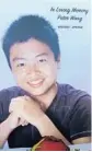  ?? ALLEN BREED/AP ?? Peter Wang died in his JROTC uniform protecting fellow students.