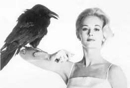  ?? FILE PHOTO ?? A stage adaptation of Daphne du Maurier’s “The Birds” will be produced for the Garden Theatre’s 2018-19 season. Tippi Hendren, above, starred in the 1963 Alfred Hitchcock film.