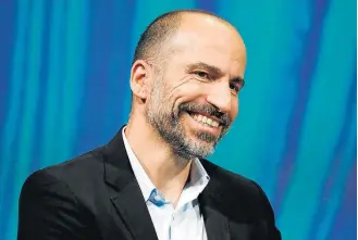  ?? CHARLES PLATIAU/REUTERS - 24/5/2018 ?? Meta. À frente do Uber desde 2017, Khosrowsha­hi pretende abrir capital no ano que vem