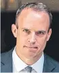  ??  ?? Dominic Raab – comments have sparked anger.