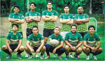  ?? SHAHRILL BASRI/THESUN ?? Danial plays for the Johannians Rugby Club (Green Machine) which recently won The KL Rugby League Division 1 games.