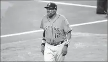  ?? ROGER STEINMAN/AP ?? Manager Dusty Baker Jr. leads the Astros against the Athletics in the AL Division Series starting Monday at Dodger Stadium in Los Angeles.