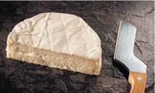  ?? Craig Lee / Special to The Chronicle ?? Kinderhook Creek cheese has a nutty scent and almost meaty flavor and pairs well with sparkling wine for textural contrast.