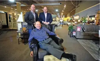  ?? COLIN MCCONNELL/TORONTO STAR ?? Founder Joe Forberg plans to do more travelling after handing over the business to sons Steve, left, and Howard.