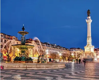  ??  ?? Lisbon’s historic city centre