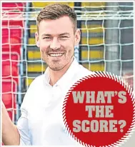  ?? DANNY STEWART. ?? HAVING started off at Rangers, ANDY BARROWMAN was a striker for 15 different clubs before injury forced him to retire at the age of 31. Now aiming to get into football administra­tion, he looks back on his career with