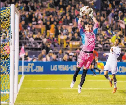  ?? Patrick Connolly ?? Las Vegas Review-journal @Pconnpie Lights FC goalkeeper Ricardo Ferrino got married Saturday in Queretaro, Mexico. He returned to Las Vegas on Sunday to travel with the team to Herriman, Utah, for Monday’s contest against Real Monarchs SLC.