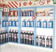  ??  ?? Fire Champs supply, install and services firefighti­ng equipment’s. They are in Manzini, shop. No2 Malahleka Complex Ngwane Park.