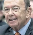  ??  ?? U.S. Commerce Secretary Wilbur Ross