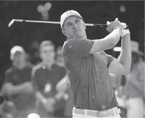  ?? JAMIE SQUIRE, GETTY IMAGES ?? “Some of the shots I hit today, I just couldn’t believe how far they were flying,” Jordan Spieth said about a shot he hit with a 5- iron that went 235 yards during practice this week for the World Golf Championsh­ips- Mexico Championsh­ip in Mexico City.