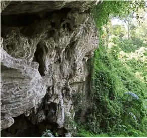  ?? — LOW LAY PHON/The Star ?? Gua Kajang is one of the caves found in Lenggong Valley.