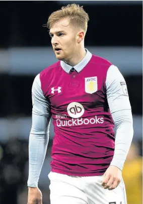  ??  ?? > Full-back James Bree wants to secure a regular place in Villa’s team