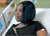  ?? ANTHEM PICTURES/SARAH CANNON RESEARCH INSTITUTE ?? Victoria Gray is shown on her infusion day during a geneeditin­g trial for sickle cell disease in Nashville, Tennessee.