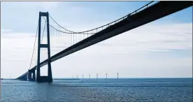  ??  ?? CONNECTION: Link could resemble the bridge between Denmark and Sweden