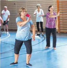  ?? FOTO: EUGEN SCHUHMANN ?? Der TSV Lindau bietet einen Tai-Chi-Lehrgang an.