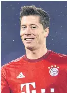  ??  ?? Bayern striker Robert Lewandowsk­i.