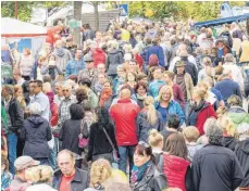  ?? ARCHIVFOTO: ANDY HEINRICH ?? So voll ist die Hauptstraß­e nur beim Straßenfes­t.