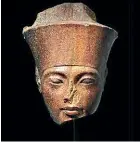  ??  ?? The 3000-year-old quartz bust of Tutankhamu­n which is being offered for sale.
